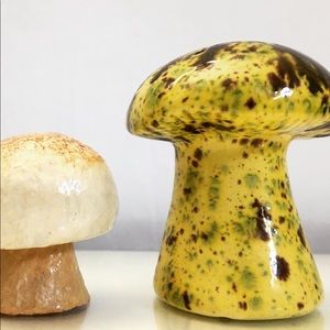 Vintage ceramic mushroom shaker